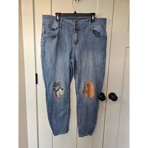Disney Jeans Sz 20 Lady and the Tramp